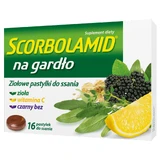 Scorbolamid for throat, herbal lozenges, 16 pieces SHORT DATE