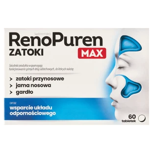 RenoPuren Zatoki Max, 60 tablets