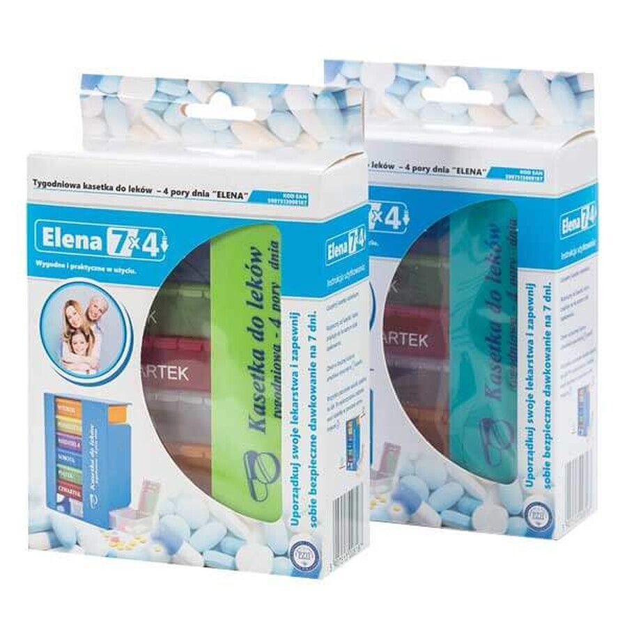 Buy El-Comp Elena, medicine box, weekly, with 4 rooms El-Comp Elena, medicine box, weekly, with 4 rooms