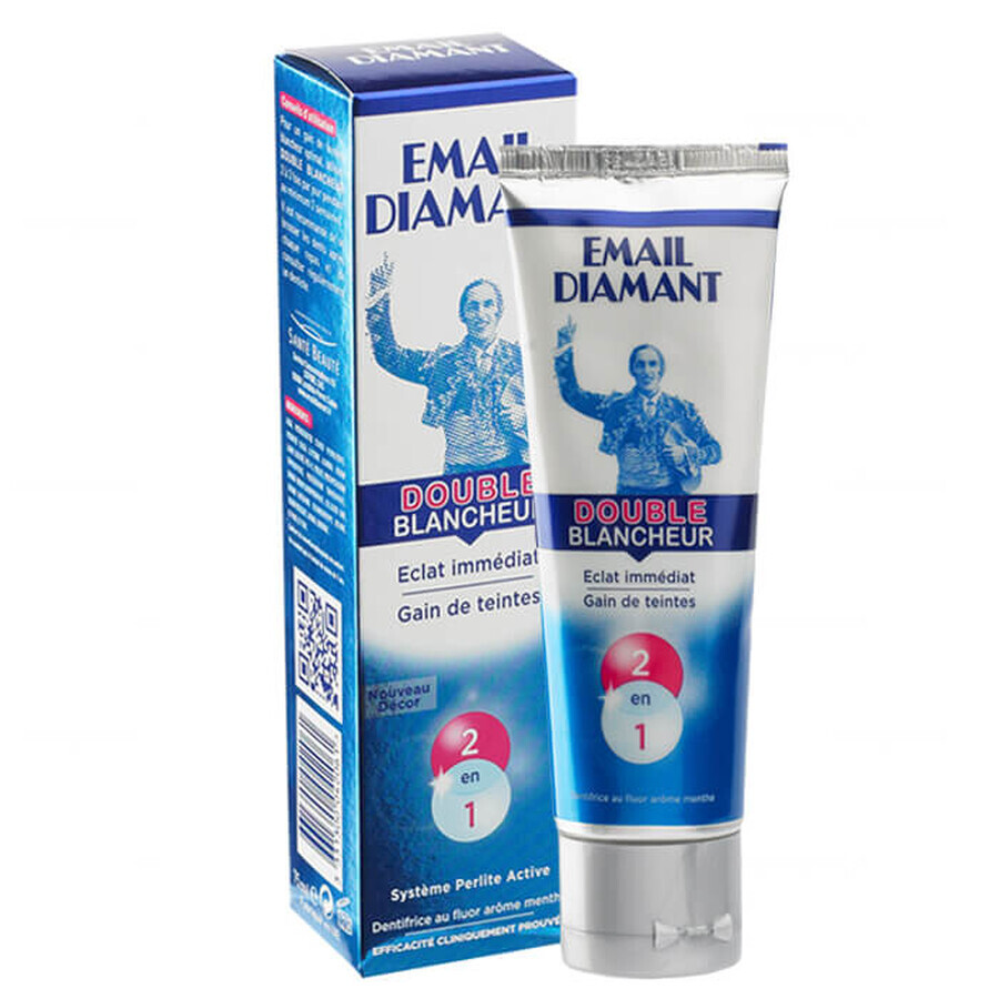 Buy Enamel Diamant Double Blancheur, whitening toothpaste, 75 ml Enamel Diamant Double Blancheur, whitening toothpaste, 75 ml