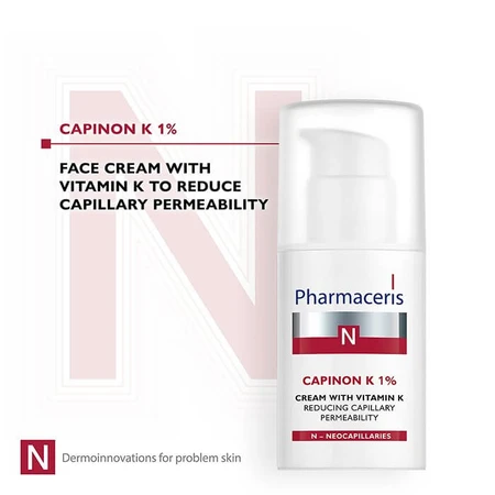 Crema con vitamina K 1 % para capilares Canpinon N, 30 ml