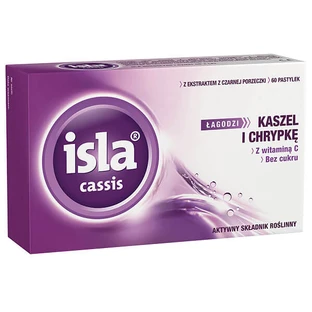 Isla Cassis with blackcurrant extract, 60 tablets