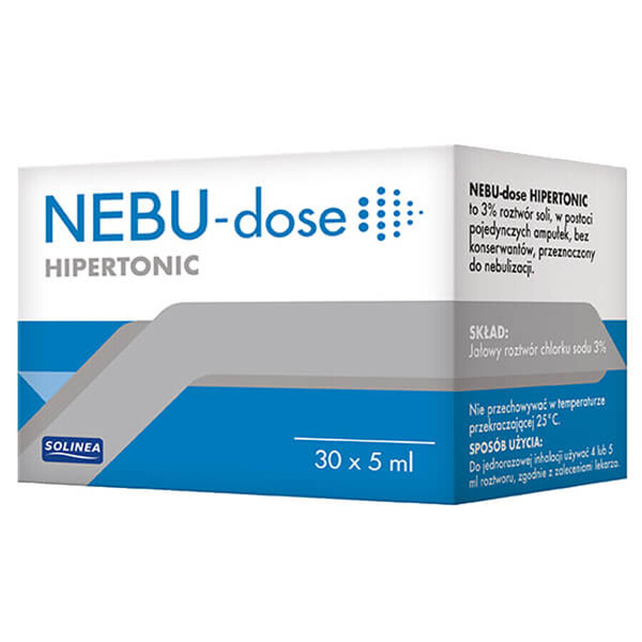 Acquista Siero ipertonico per inalazione Nebu-Dose, 30 fiale da 5 ml cadauna Siero ipertonico per inalazione Nebu-Dose, 30 fiale da 5 ml cadauna