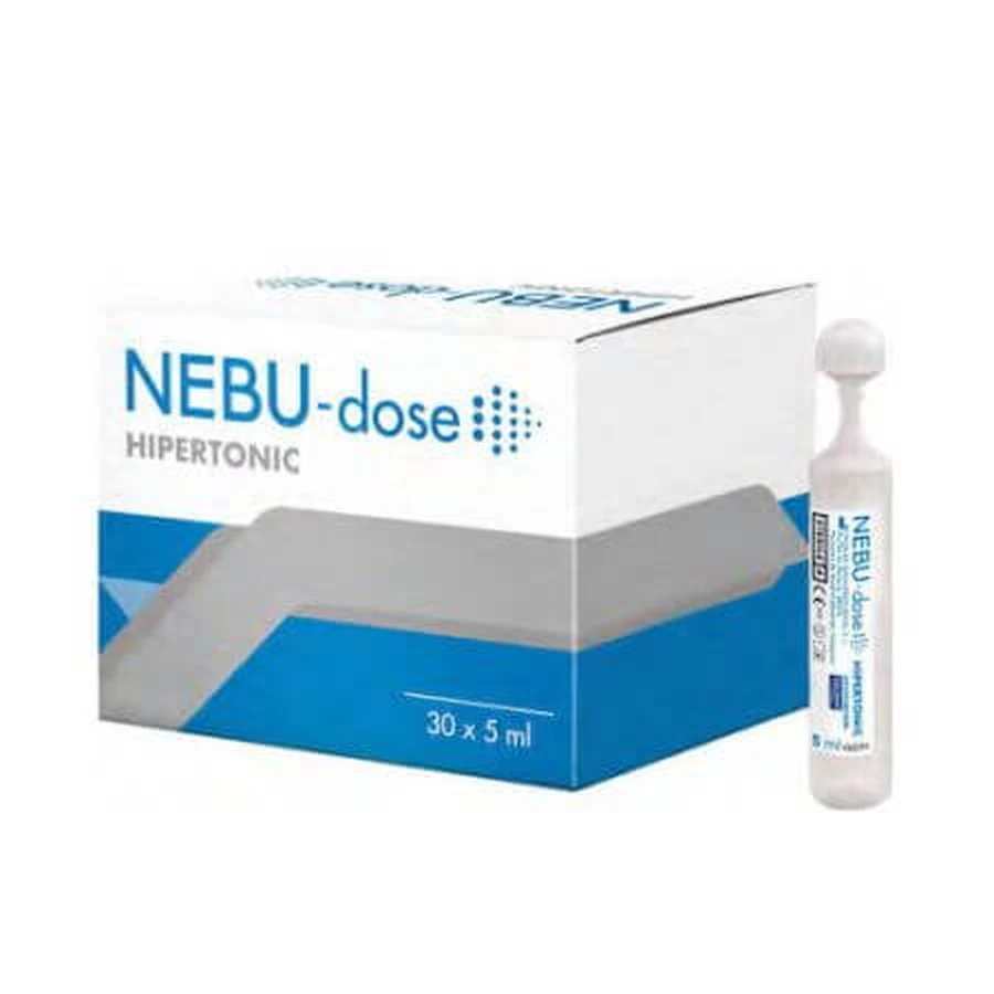 Nebu-Dose Hypertonic, 3% solution for nebulization, 5 ml x 30 ampoules
