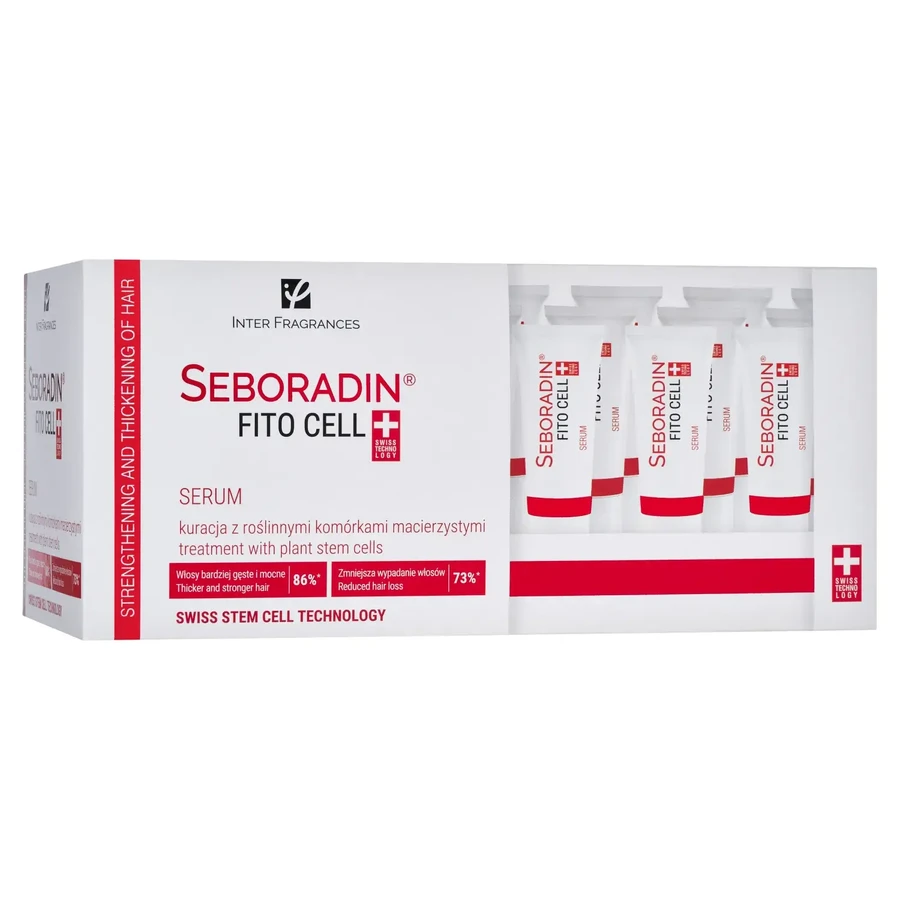Seboradin FitoCell, suero estimulante del crecimiento capilar, 6 g x 15 tubos
