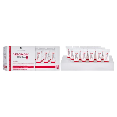 Seboradin FitoCell, suero estimulante del crecimiento capilar, 6 g x 15 tubos