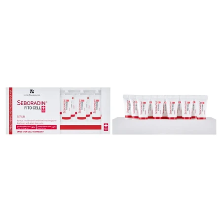 Seboradin FitoCell, suero estimulante del crecimiento capilar, 6 g x 15 tubos