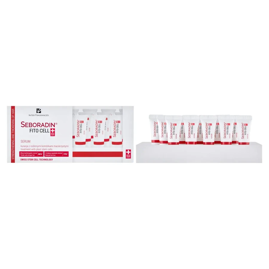 Seboradin FitoCell, suero estimulante del crecimiento capilar, 6 g x 15 tubos