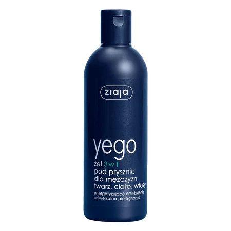Ziaja Yego, gel de ducha 3 en 1 para hombre, 300 ml