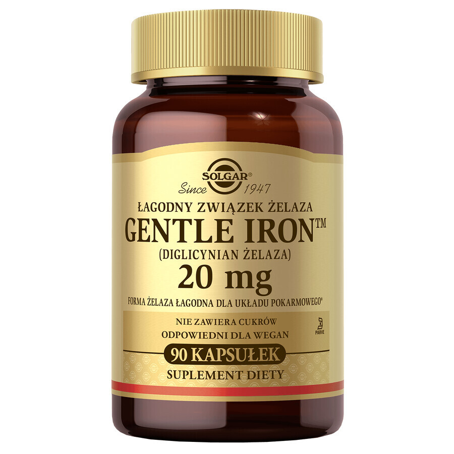 Winkel op Solgar zacht ijzer, 90 capsules Solgar zacht ijzer, 90 capsules