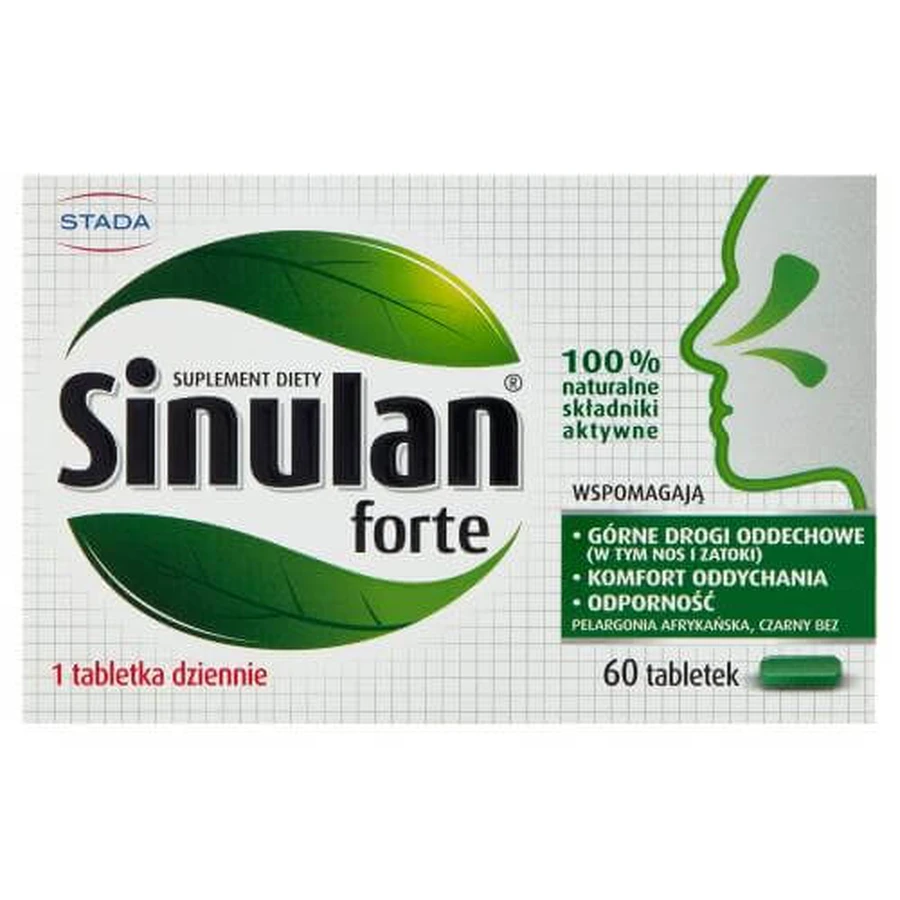 Sinulan Forte, 60 tabletten