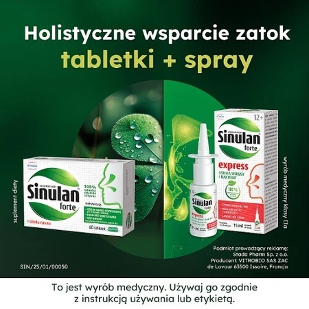 Sinulan Forte, 60 tabletten