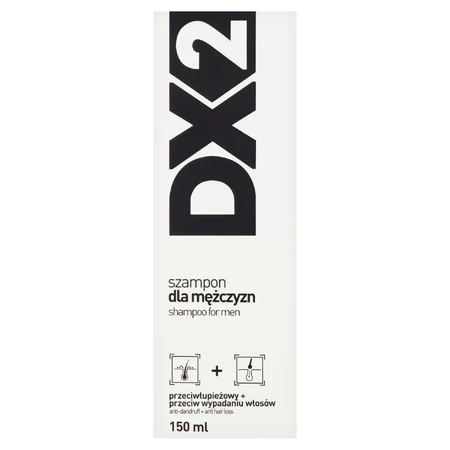 DX2, Anti-Dandruff & Anti-Hair Loss Shampoo for Men, 150ml CONTAMINATED PACKAGING