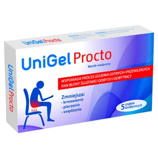UniGel Procto, rectal suppositories, 5 pcs.