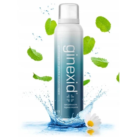 Ginexid, gynaecologisch reinigingsschuim, 150 ml