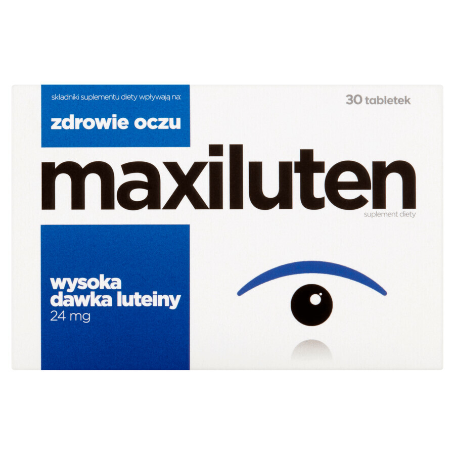 Acquista Maxiluten Integratore Alimentare, Confezione da 30 Compresse Maxiluten Integratore Alimentare, Confezione da 30 Compresse