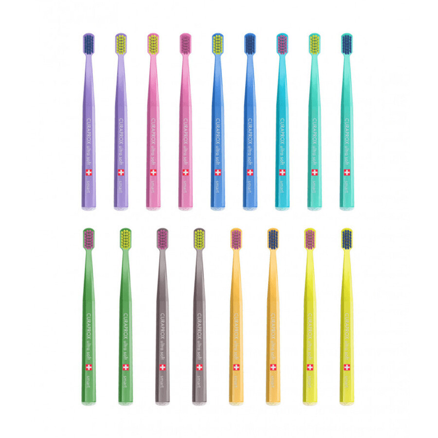 Boutique Curaprox Smart Ultra Soft, brosse à dents, CS 7600, 1 pièce Curaprox Smart Ultra Soft, brosse à dents, CS 7600, 1 pièce