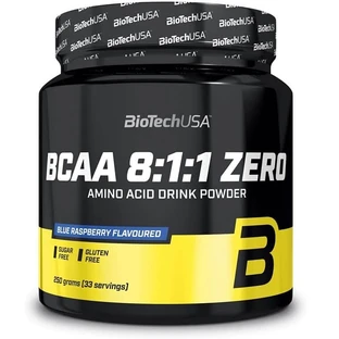BCAA 8:1:1 Zero Raspberry, 250 g, Biotech USA