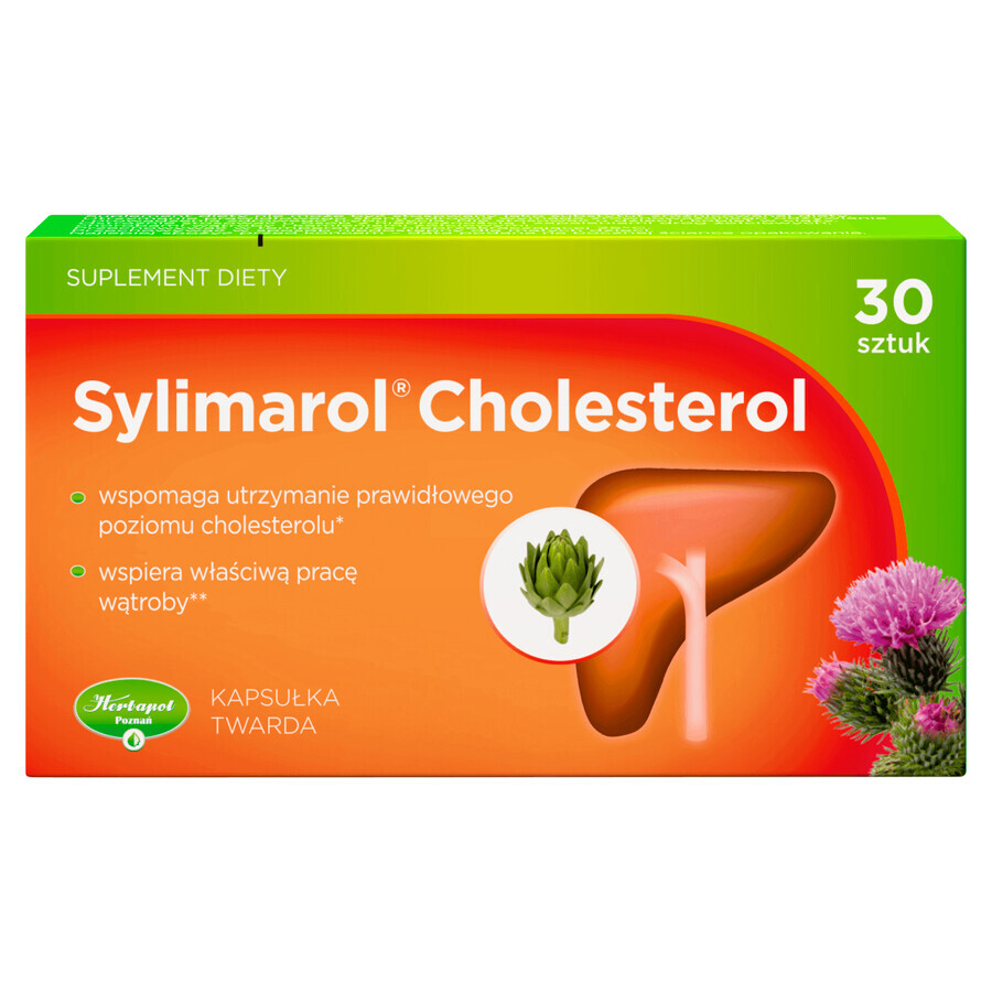 Buy Herbapol Sylimarol Cholesterol, 30 capsules Herbapol Sylimarol Cholesterol, 30 capsules