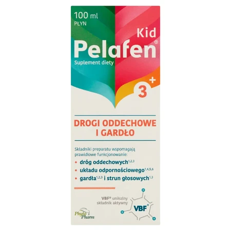 Pelafen Kid 3+ siroop, fruitsmaak, 100 ml