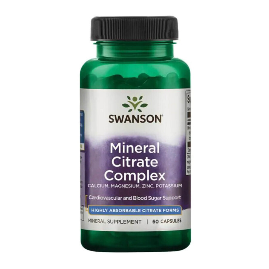 Acquista Complesso di Citrato Multiminerale Swanson, 60 capsule Complesso di Citrato Multiminerale Swanson, 60 capsule
