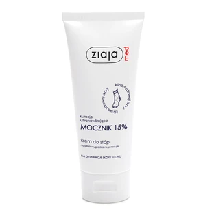 Ziaja Med Traitement Ultra-Hydratant Urée 15%, crème pieds, peau sèche, 100 ml