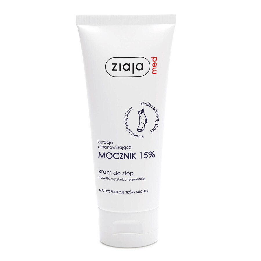 Boutique Ziaja Med Traitement Ultra-Hydratant Urée 15%, crème pieds, peau sèche, 100 ml Ziaja Med Traitement Ultra-Hydratant Urée 15%, crème pieds, peau sèche, 100 ml
