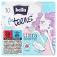 Bella for Teens, serviettes hygiéniques avec ailes, Ultra Sensitive, 10 pièces