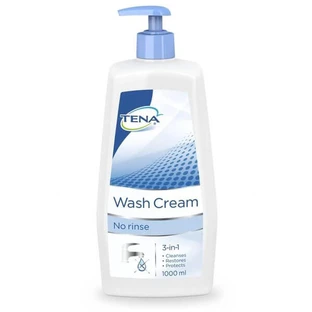Tena Wash Cream, reinigingscrème, zonder uitspoelen, 1 L