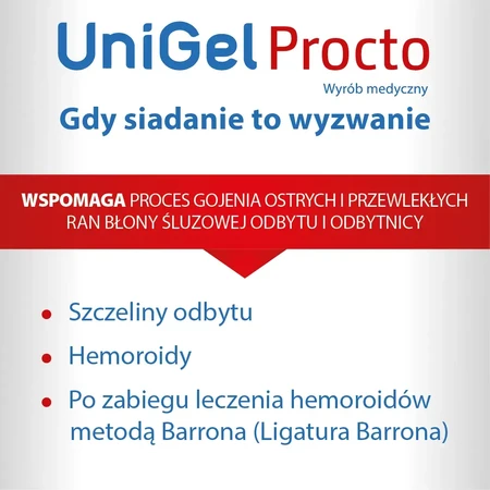 UniGel Procto, supositorios rectales, 10 unidades