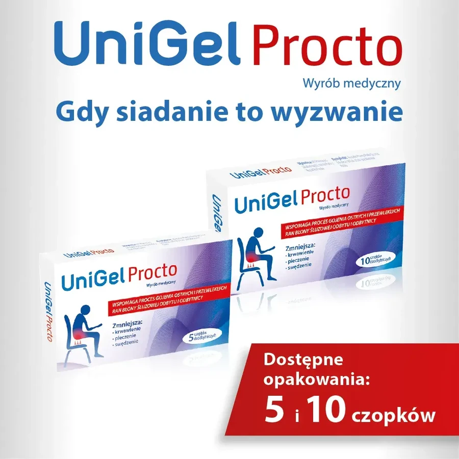 UniGel Procto, supositorios rectales, 10 unidades