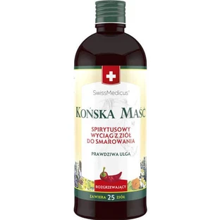SwissMedicus ungüento para caballos, extracto espirituoso de hierbas para la lubricación, calentamiento, 400 ml