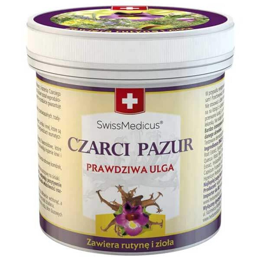 SwissMedicus Black Claw, bálsamo con rutina y hierbas, 250 ml