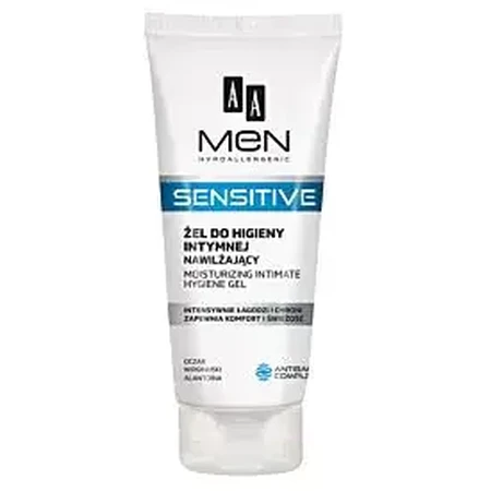 Herren, Sensitiv, Intimhygienegel, Feuchtigkeitsspendend, 200 ml