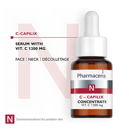 Pharmaceris N C-Capilix, concentré à la vitamine C 1200 mg, fortifiant et lissant, 30 ml