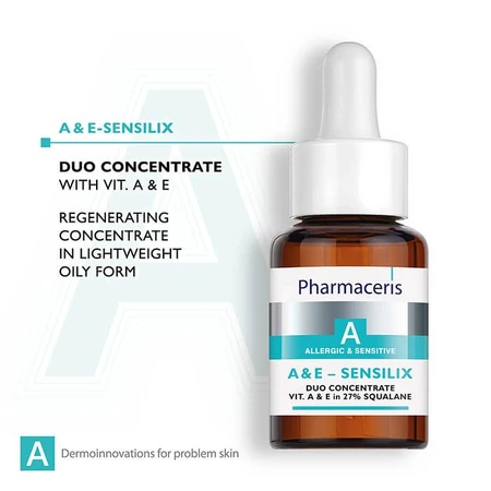 Pharmaceris A A+E-Sensilix, dúo concentrado con vitaminas A y E, 30 ml