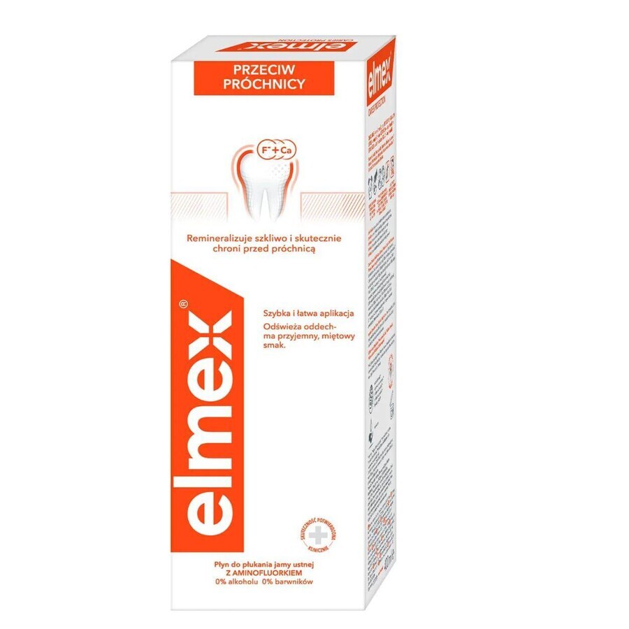 Buy Elmex Against Caries mouthwash, 400 ml Elmex Against Caries mouthwash, 400 ml