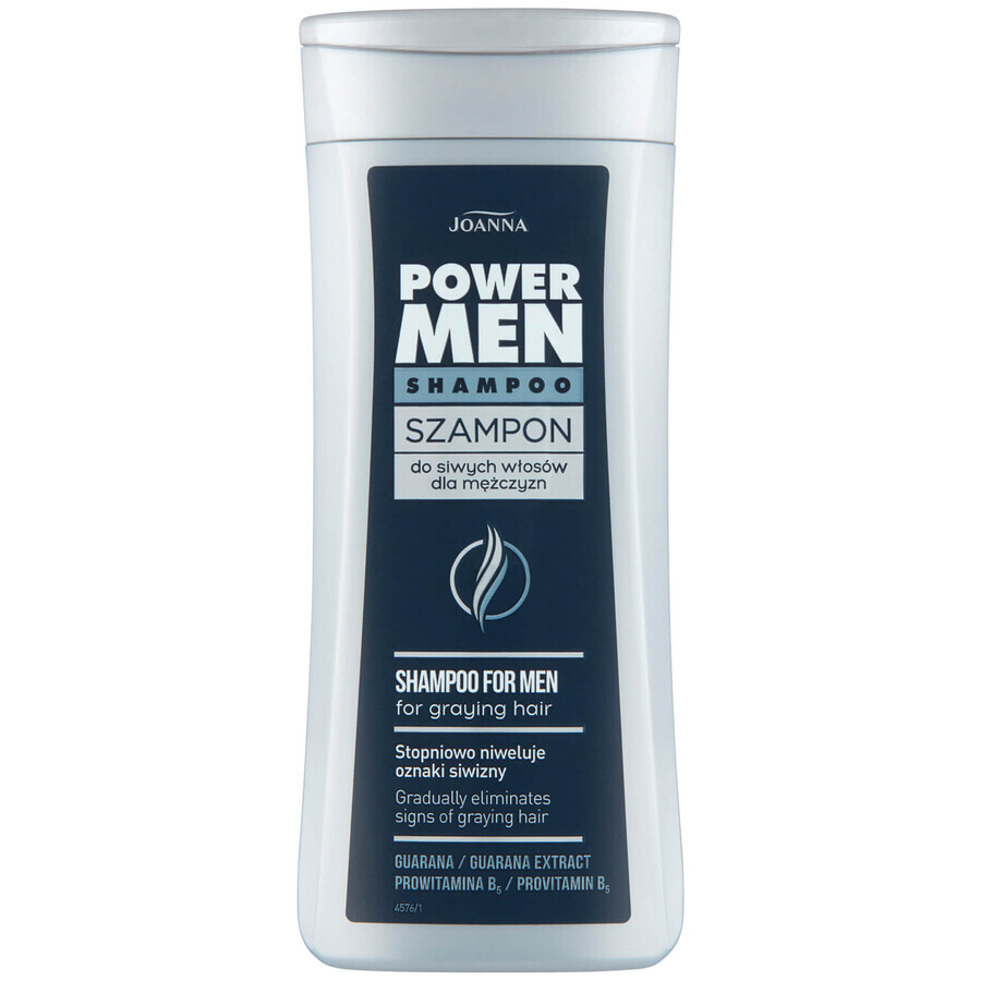 Cumpără Joanna Power Men, șampon pentru părul gri pentru bărbați, 200 ml Joanna Power Men, șampon pentru părul gri pentru bărbați, 200 ml