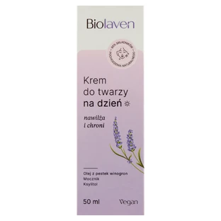 Biolaven, gezichtscrème, hydrateert en beschermt, dag, 50 ml