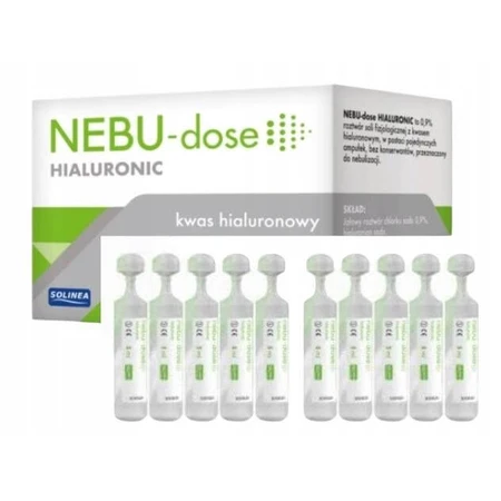 Nebu-Dose Hyaluronic, solución para nebulización al 0,9% con ácido hialurónico, 5 ml x 30 ampollas ENVASE DEFECTUADO