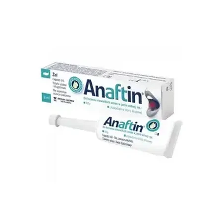 Anaftin, gel para el tratamiento de lesiones orales menores, 8 ml