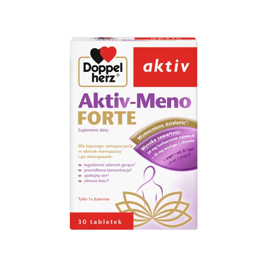 Boutique Doppelherz aktiv Aktiv-Meno Forte, 30 comprimés Doppelherz aktiv Aktiv-Meno Forte, 30 comprimés