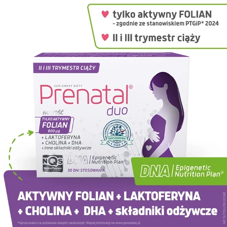Prenatal Duo, 30 hard capsules + 60 gel capsules