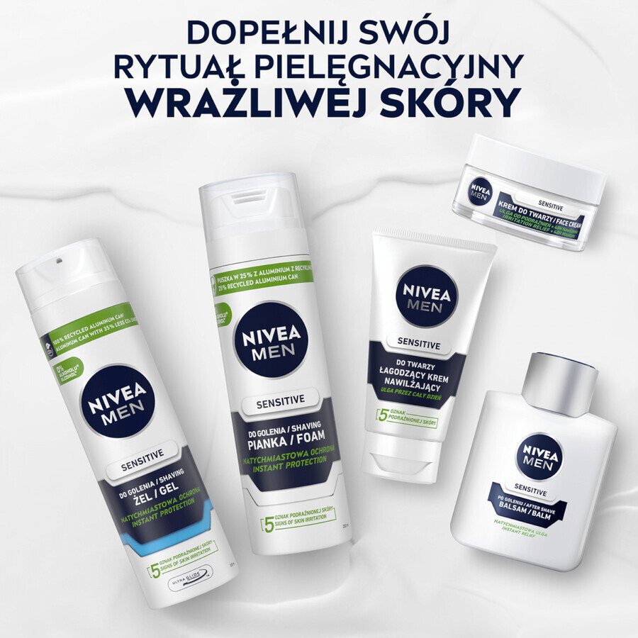 Comprar Nivea Men Sensitive, espuma de afeitar calmante, 200 ml Nivea Men Sensitive, espuma de afeitar calmante, 200 ml