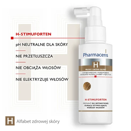 Pharmaceris H Stimuforten, intensieve behandeling voor haargroei, 125 ml