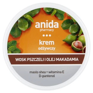 Anida Pflegecreme mit Bienenwachs  amp; Macadamiaöl 125 ml