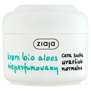 Ziaja Aloesowa, Bio-Aloe-Vera-Gesichtscreme, unparfümiert, 50 ml