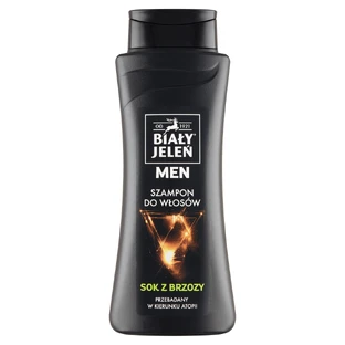 White Jeleń Men, hypoallergenic shampoo for birch hair, 300 ml
