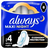 Always Classic, sanitary towels with wings, Night, 8 pcs.