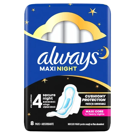 Always Classic, sanitary towels with wings, Night, 8 pcs.